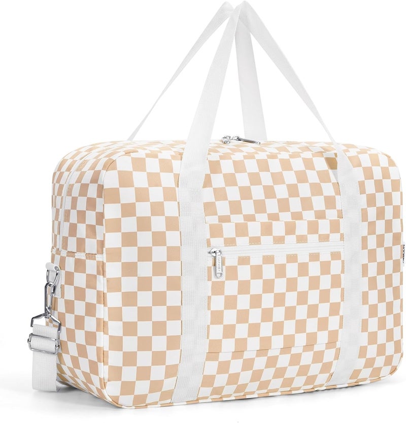 Narwey For Spirit Airlines Personal Item Bag 18x14x8 Foldable Travel Duffel Bag Tote Carry on Luggage Duffle Overnight for Women and Men - Image 1